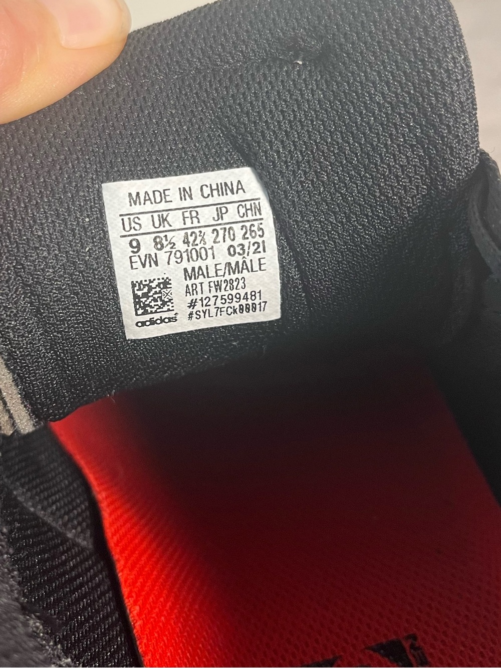 Adidas Five Ten Freerider Pro Mountain Bike Shoes Black Red Men’s 9 - Picture 8 of 9